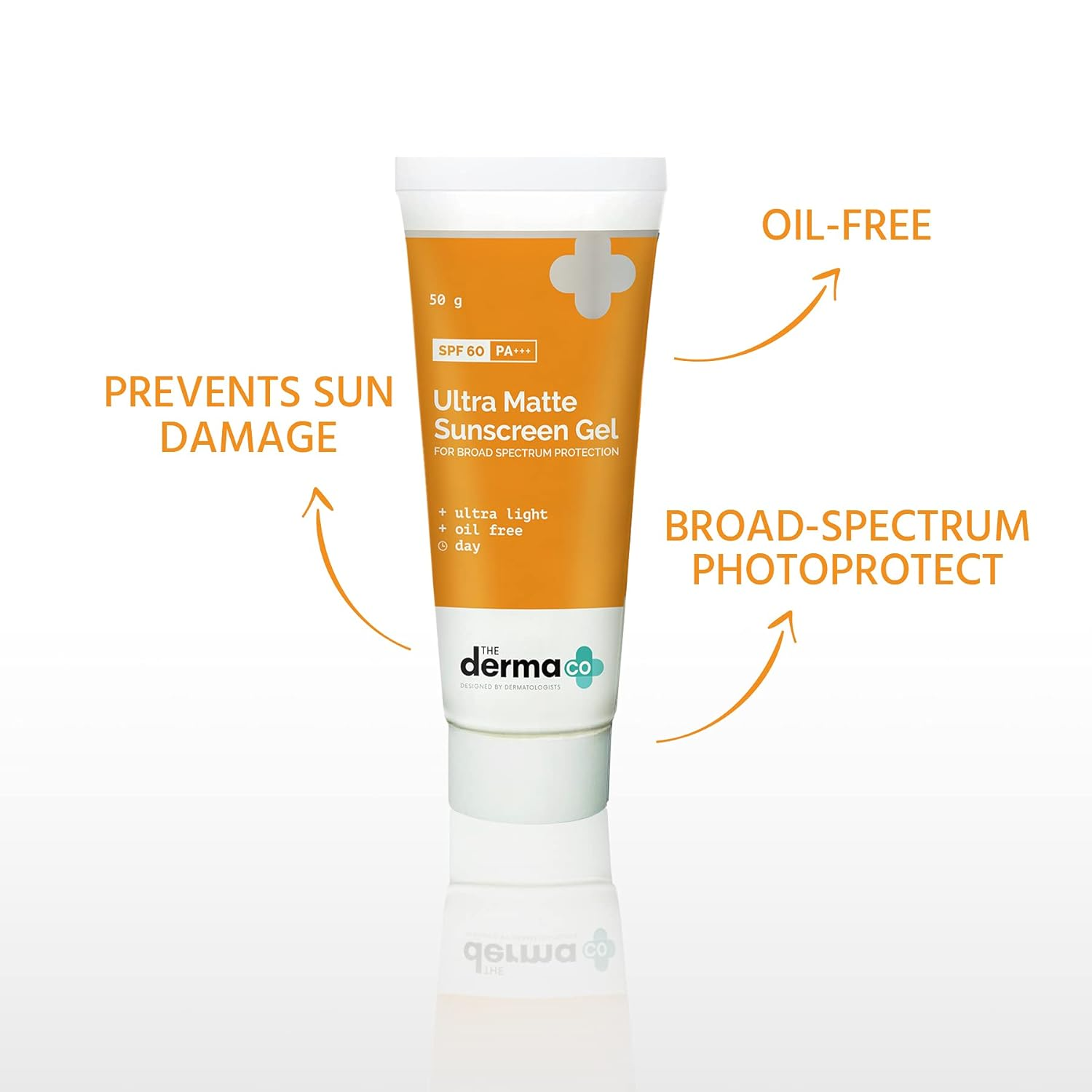 The Derma Co Ultra Matte Sunscreen Gel SPF 60 P 50g