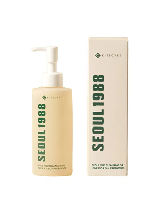 K-SECRET-SEOUL 1988 Cleansing Oil:Pine Cica 1% + Probiotics 200ml