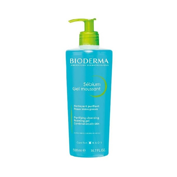Bioderma Sebium Gel Moussant Purifying Cleansing Foaming Gel 500ml
