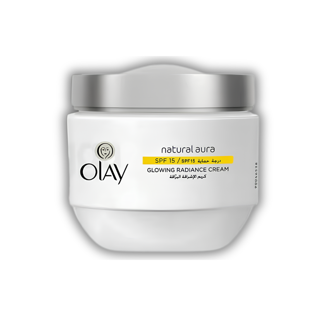 Olay Natural Aura Glowing Radiance Cream SPF15 with Mulberry Extract 50g