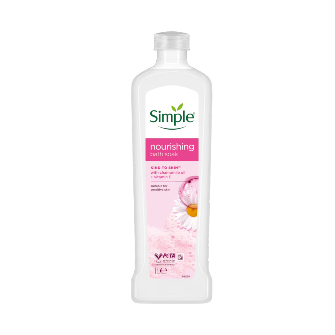 Simple Kind to Skin Nourishing Bath Soak 1L