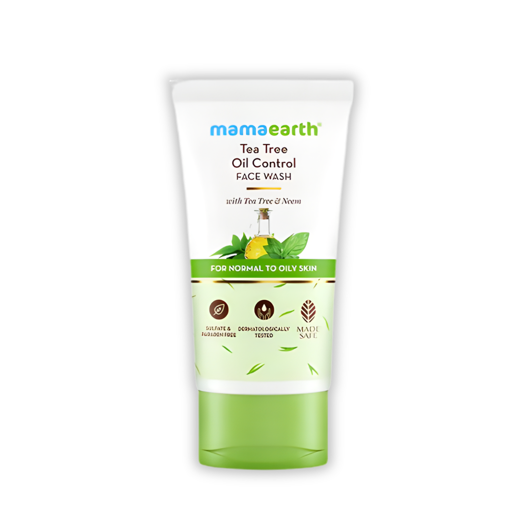 Mamaearth Tea Tree Oil Control Face Wash for Acne & Pimples 100ml