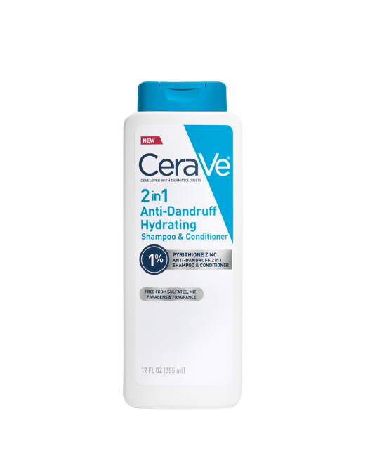 CeraVe 2-in-1 Anti-Dandruff Hydrating Shampoo and Conditioner 355ml