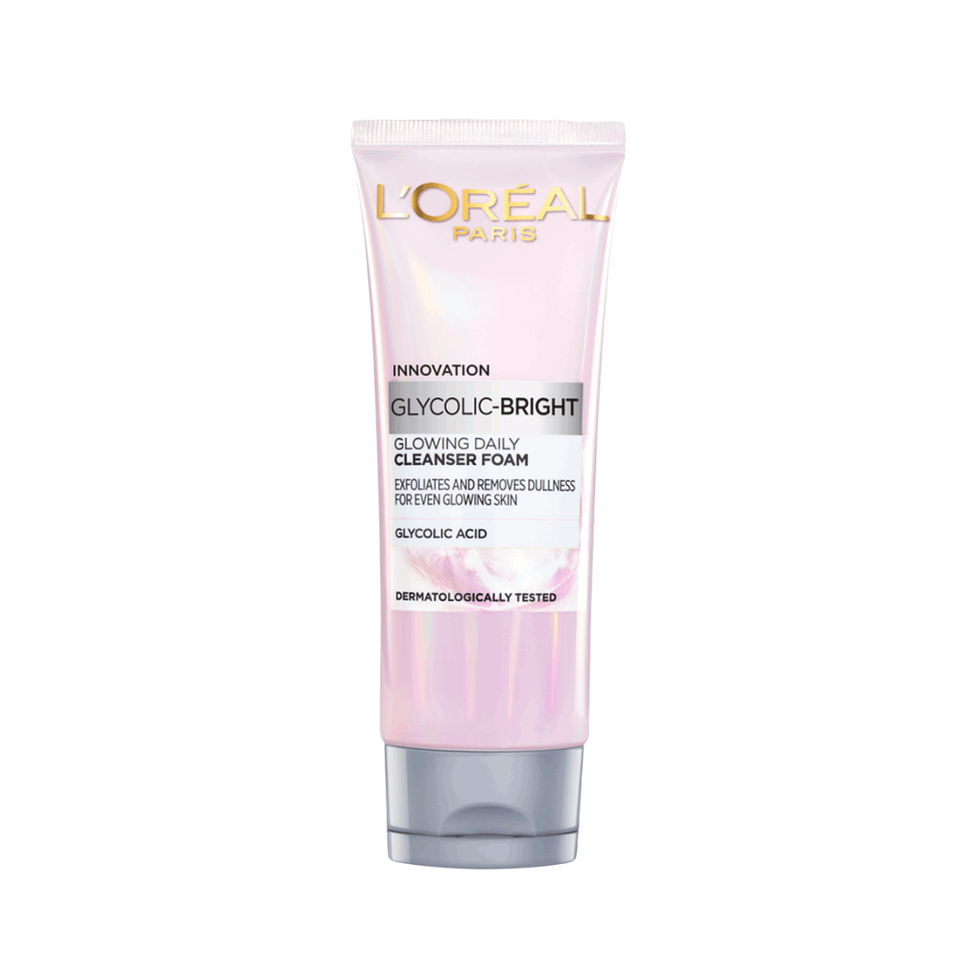 Loreal Glycolic Bright Daily Cleansing Foam 100ml