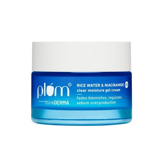 Plum 2% Niacinamide & Rice Water Clear Moisture Gel Cream 50g
