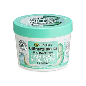 Garnier Ultimate Blends Moisturising Hair Food Aloe Vera & Coconut 3 In 1 Normal Hair Mask 390ml