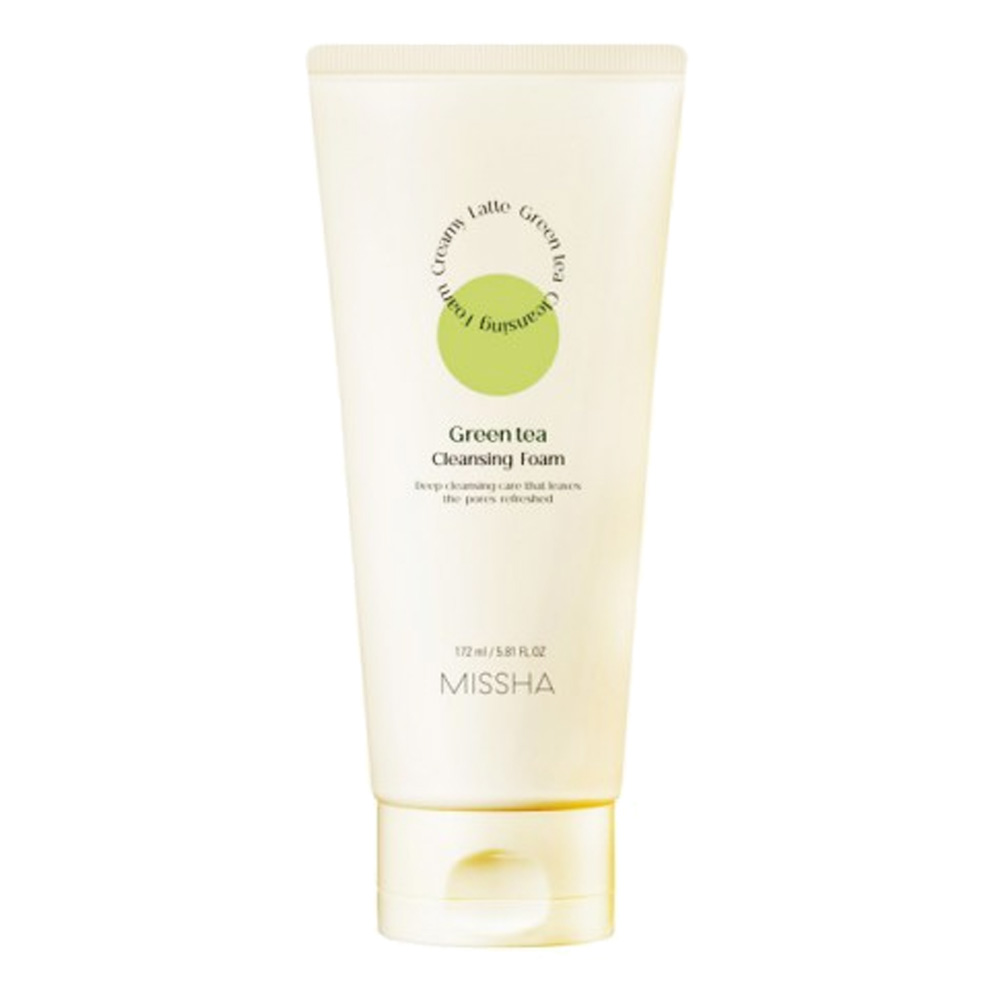 Missha Creamy Latte Green Tea Cleansing Foam