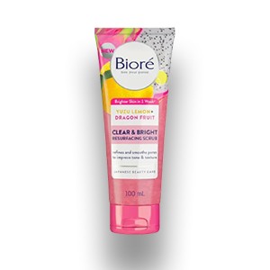 Biore Clear & Bright Resurfacing Scrub 100ml