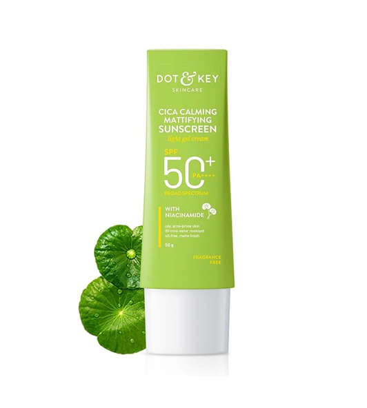 Dot & Key CICA Calming Mattifying Sunscreen SPF 50 PA++++ 50gm