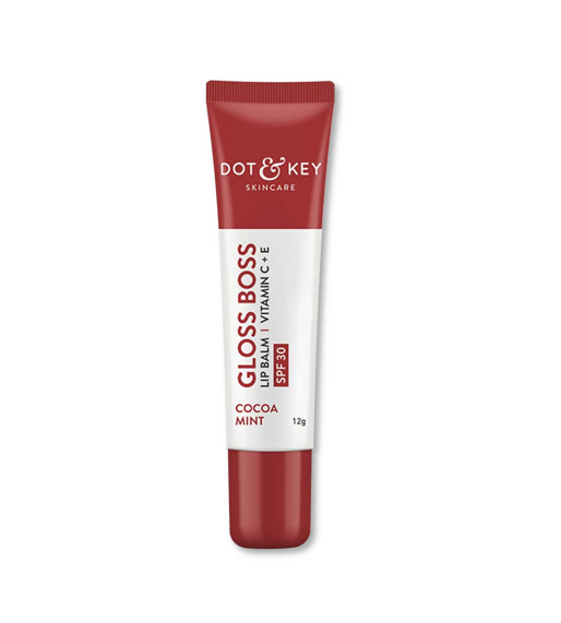 Dot & Key Gloss Boss Vitamin C + E Lip Balm with SPF 30 Cocoa Mint 12gm