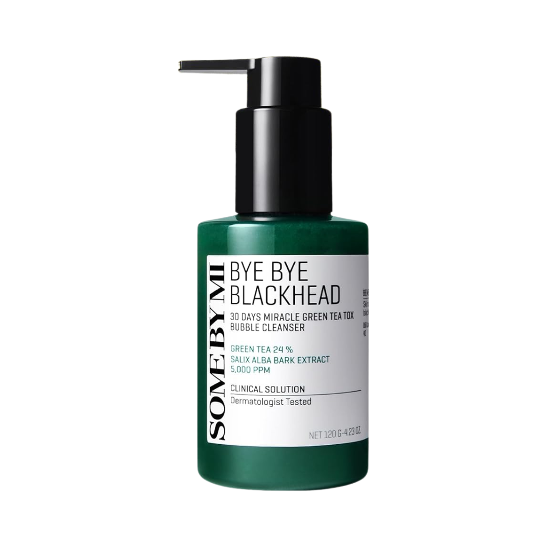 SOME BY MI Bye Bye Blackhead 30 Days Miracle Green Tea Tox Bubble Cleanser 120g