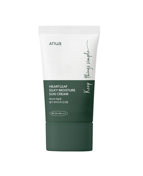 ANUA Heartleaf Silky Moisture Sun Cream SPF 50+ PA++++ 50ml