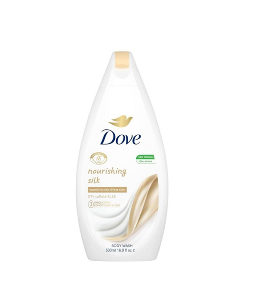Dove Nourishing Silk Body Wash 500 ml