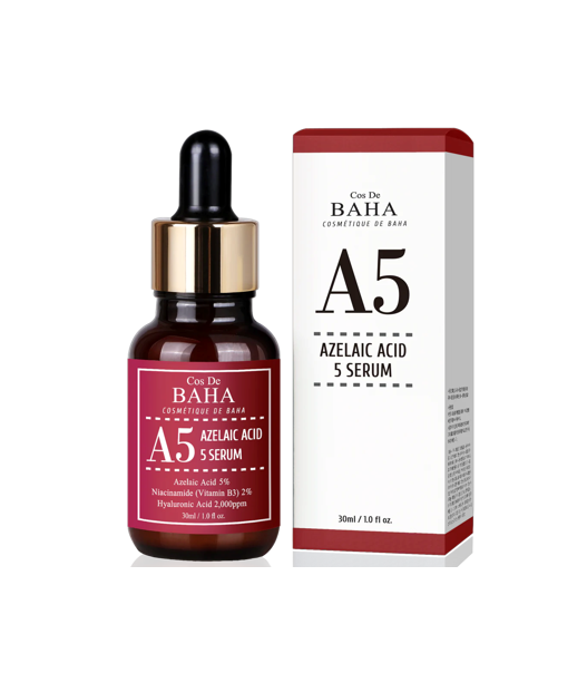 Cos De BAHA Azelaic Acid 5% Facial Serum with Niacinamide 30ml