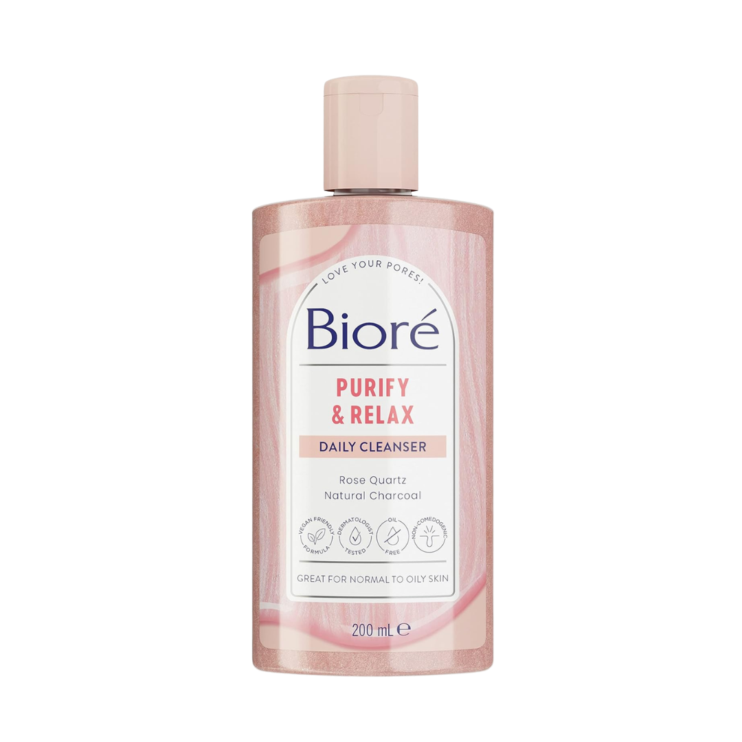 Biore Purify and Relax Daily Cleanser 200ml