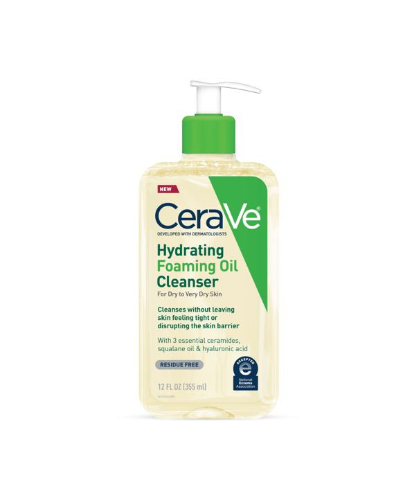 Cerave Hydrating Foaming Oil Cleanser 355ml