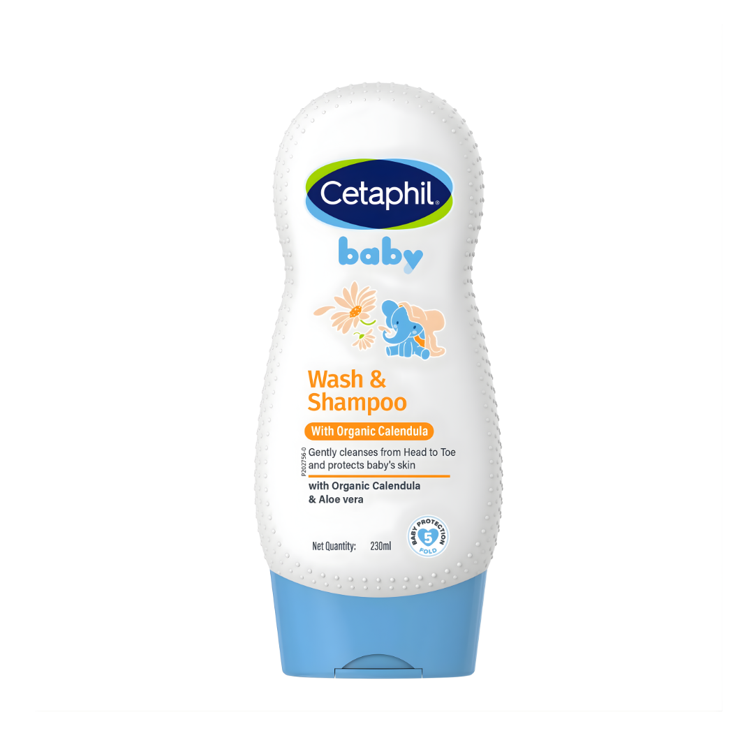 Cetaphil Baby Wash & Shampoo with Organic Calendula 230ml