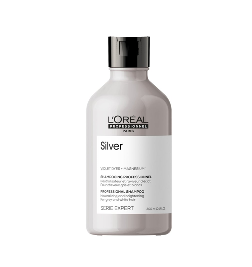 Loreal Silver Violet Dyes + Magnesium Professional Shampoo 300ml