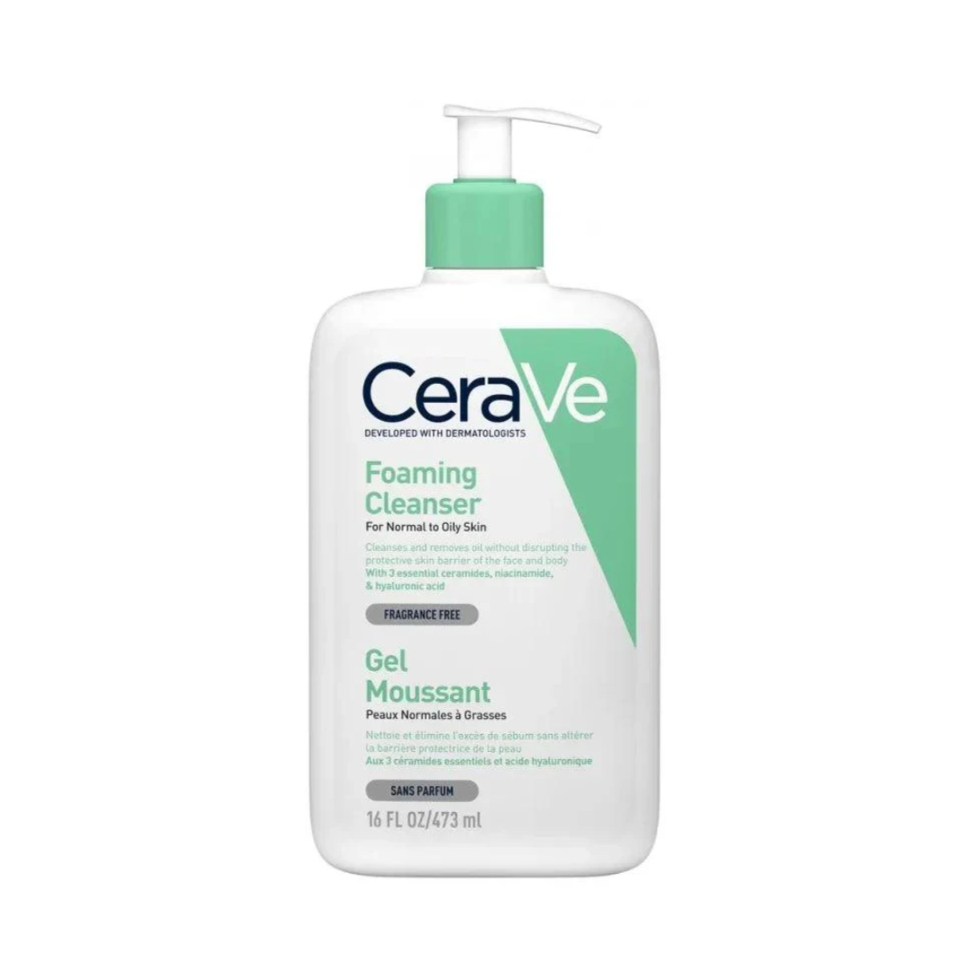 CeraVe Foaming Cleanser For Normal To Oily Skin 473ml