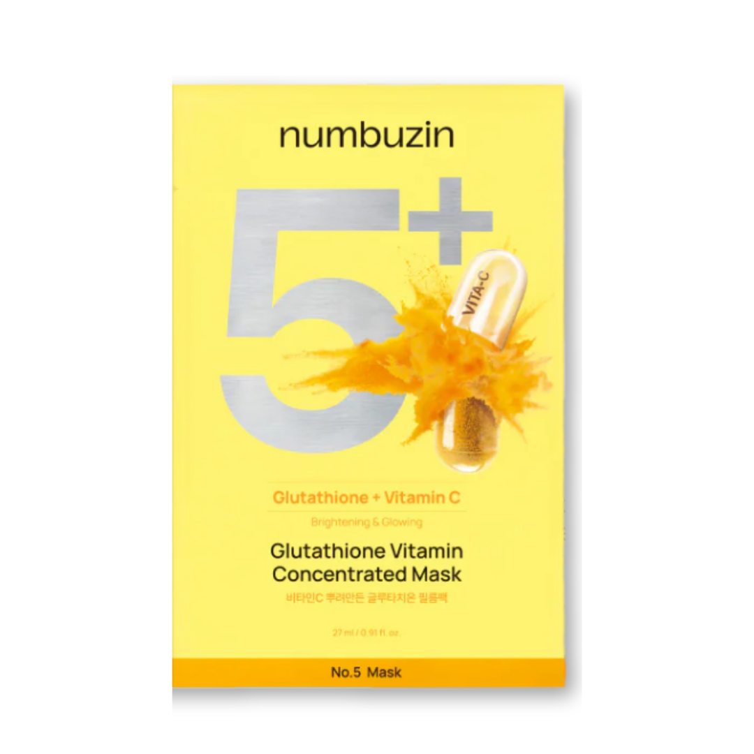 Numbuzin No.5+ Glutathione Vitamin Concentrated Mask 27ml