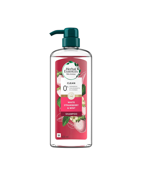 Herbal Essence Bio Renew White Strawberry & Mint Clean Shampoo 600ml