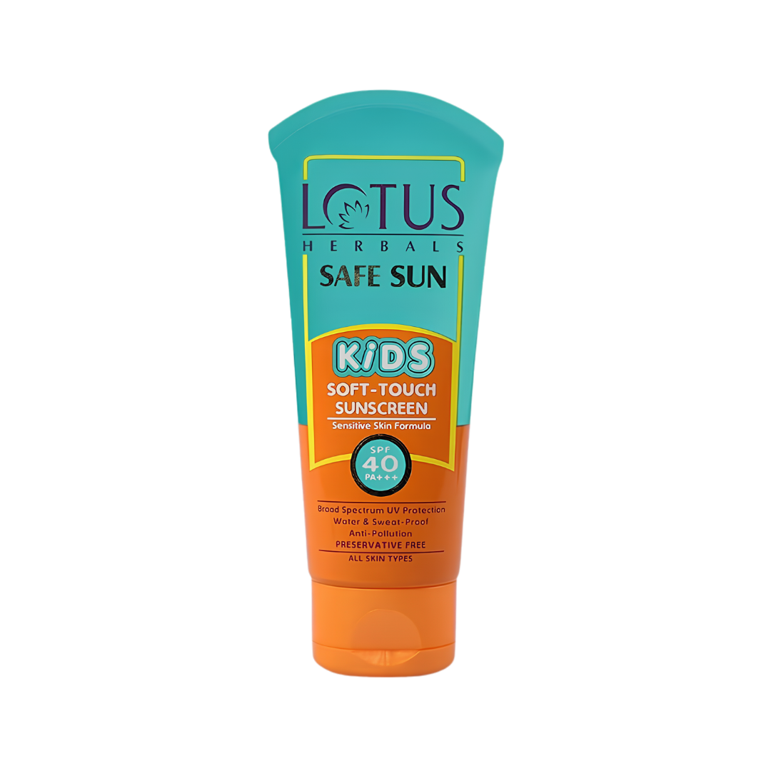 Lotus Herbals Safe Kids Soft-Touch Sunscreen SPF40 80g