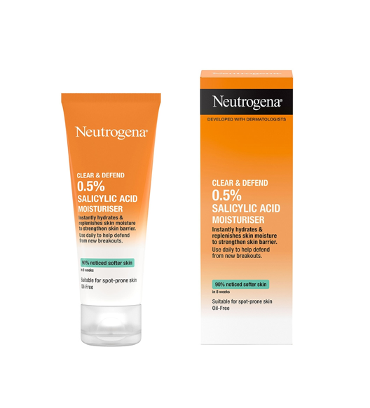 Neutrogena Clear & Defend 0.5% Salicylic Acid Moisturiser 50ml