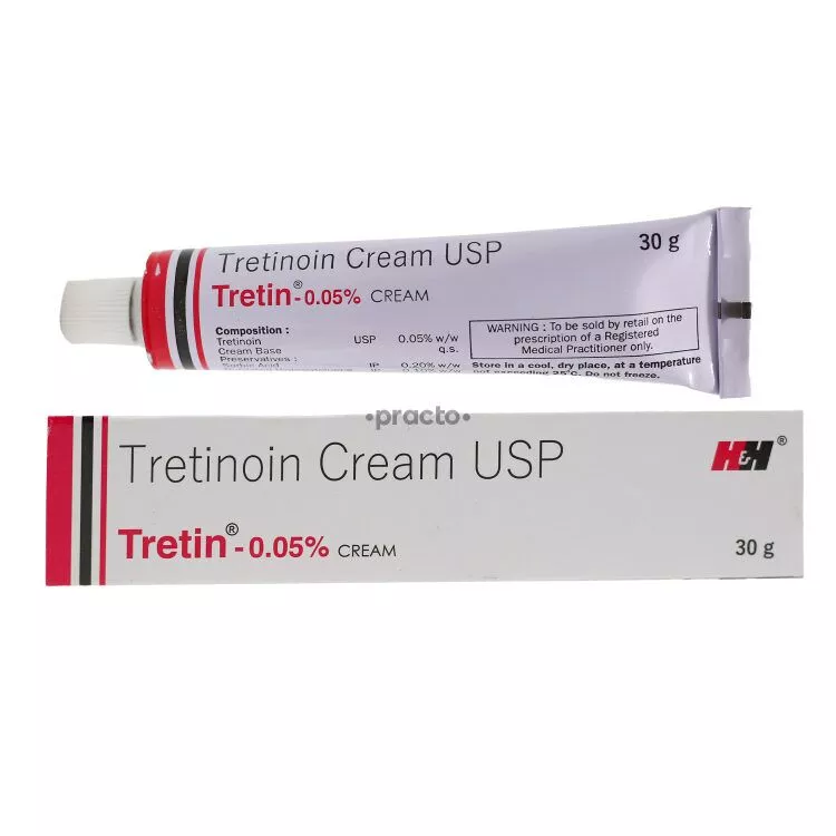 H&H Tretinoin Cream usp Tretin 0.05%  30g