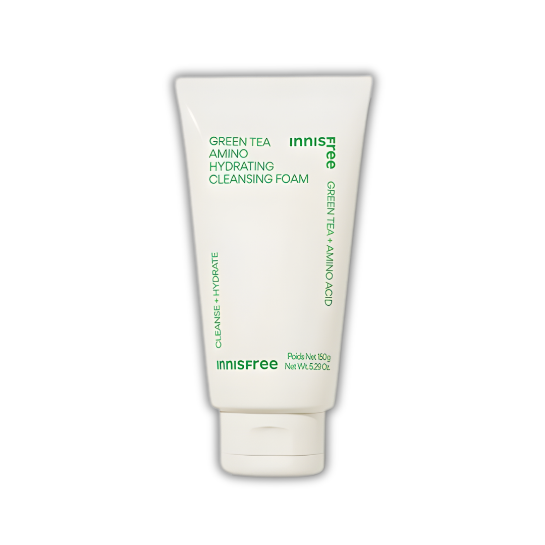 Innsfree Green Tea Amino Acid Hydrating Cleansing Foam 150g