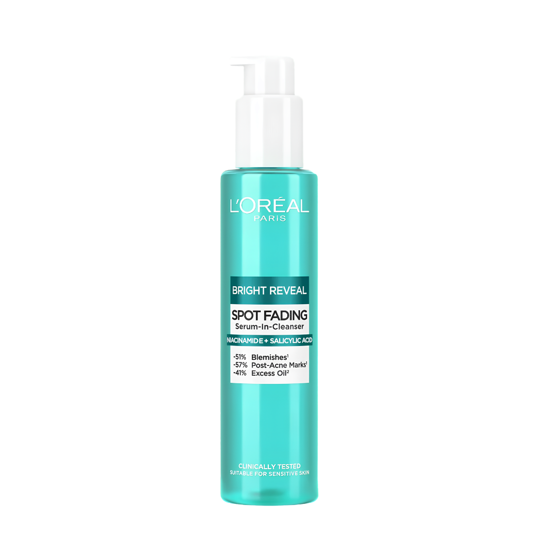 Loreal Bright Reveal Spot Fading Serum-In-Cleanser with Niacinamide and Salicylic Acid 150ml