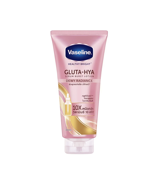 Vaseline Healthy Bright Gluta-Hya Serum Burst Lotion Dewy Radiance 300ml