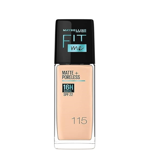 Maybelline Fit Me Matte+Poreless Liquid Foundation 115 Ivory 30ml