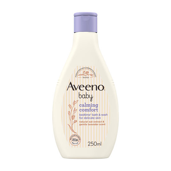 Aveeno Baby Calming Comfort Bedtime Bath & Wash for Delicate Skin 250ml