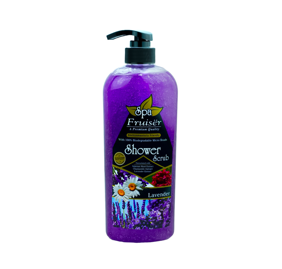 Fruiser Spa Lavender Shower Scrub 730ml