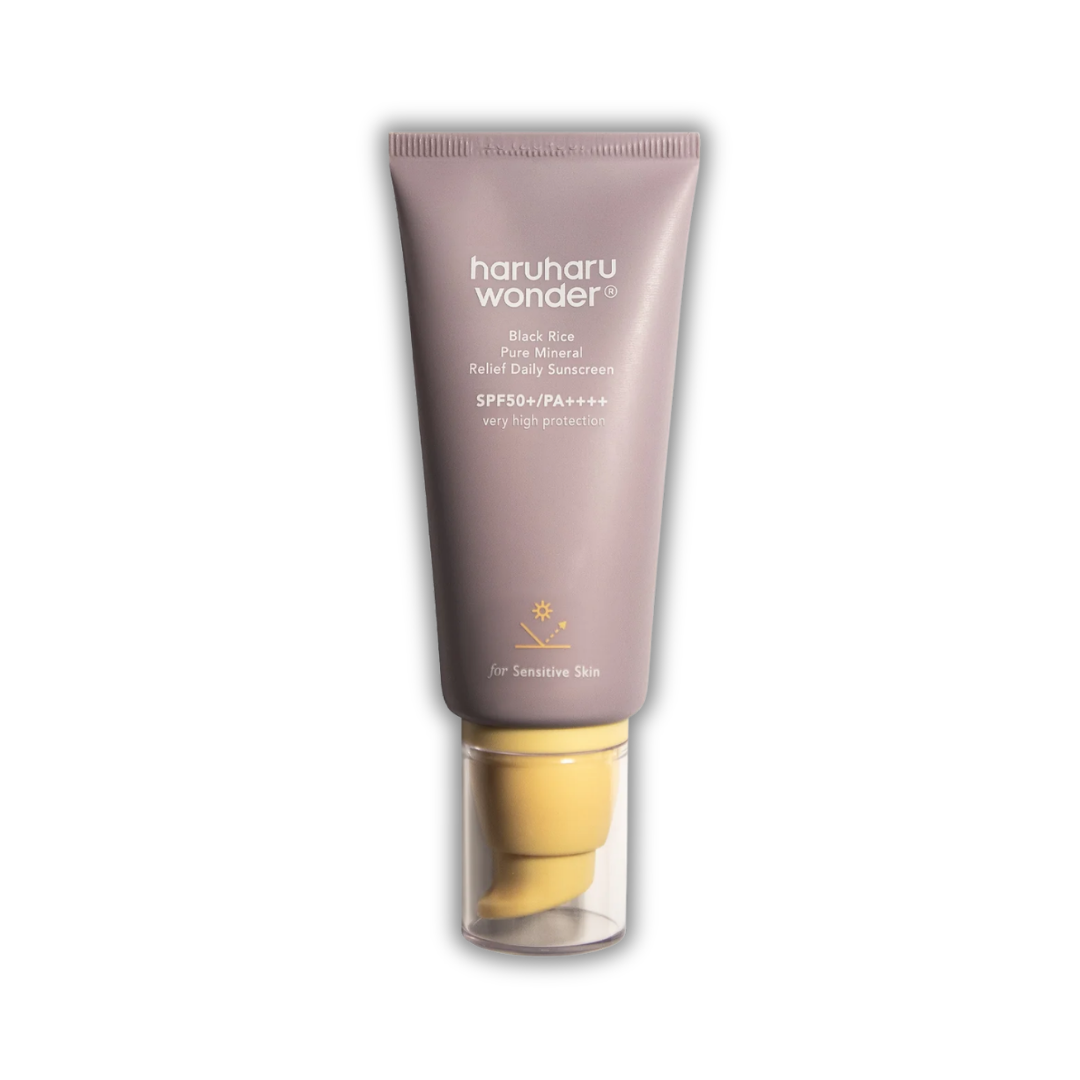 haruharuwonder Black Rice Moisture Pure Mineral Relief Sunscreen SPF50+/PA++++ /Unscented  50ml