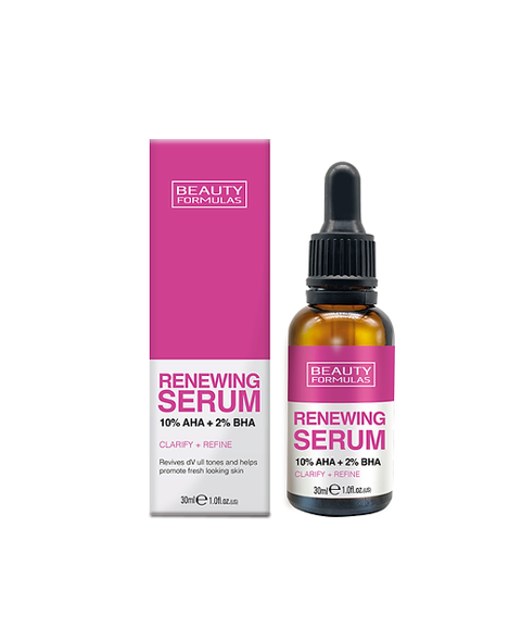 Beauty Formulas Renewing 10% AHA+BHA Serum 30ml