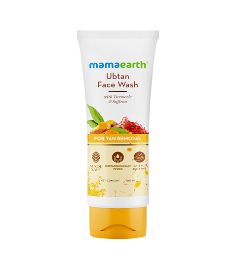 Mamaearth Ubtan Face Wash for Tan Removal 100ml