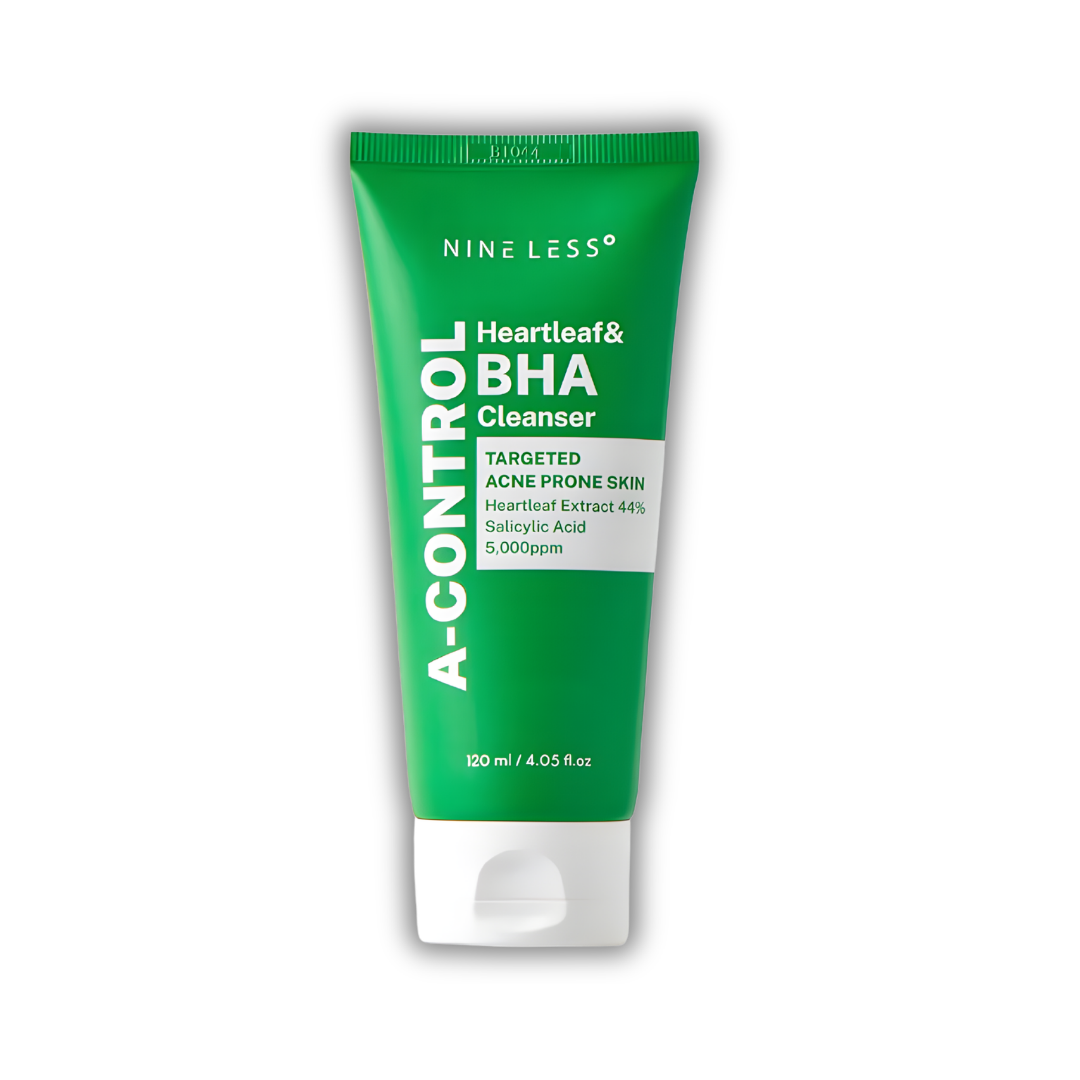 NINE LESS A-CONTROL Heartleaf & BHA Foam Cleanser 120ml
