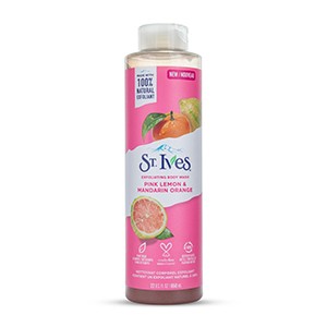 St.Ives Pink Lemon & Mandarin Orange Exfoliating Body Wash 650ml