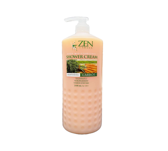 Zen Garden Lightening Carrot Deep Moisturizing Shower Cream 2100ml
