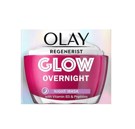Olay Regenerist Glow Overnight Night Mask With Vitamin B3 and Peptides 50ml