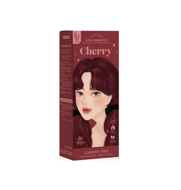 Kota Cosmetics Hair Color Cream Cherry - Cherry Red