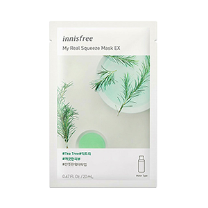 Innisfree My Real Squeeze Mask – Tea Tree 20ml