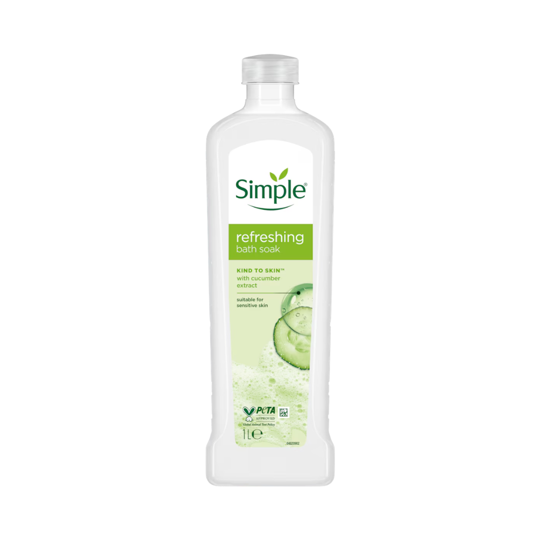 Simple Kind to Skin Refreshing Bath Soak 1L