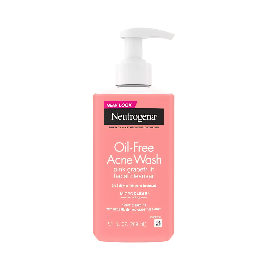 Neutrogena Oil-Free Acne Wash Pink Grapefruit Facial Cleanser 269ml