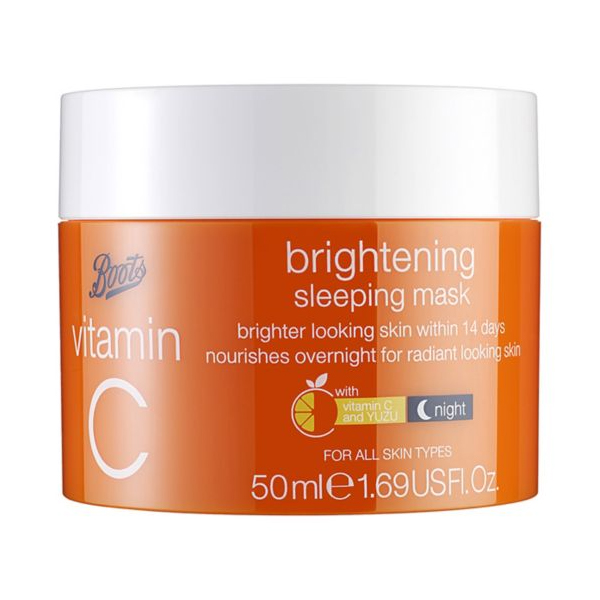 boots vitamin c brightening sleeping mask 50ml